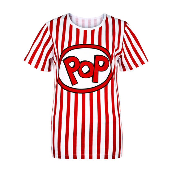 World Goes Pop striped women's t shirt
